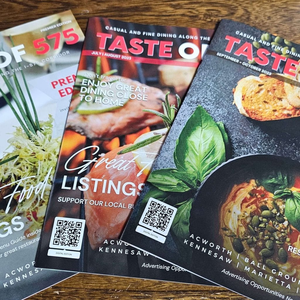 Taste of 575 Magazine Covers